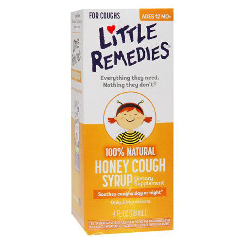 Little Remedies Natural Cough Syrup, Honey - 4 Oz